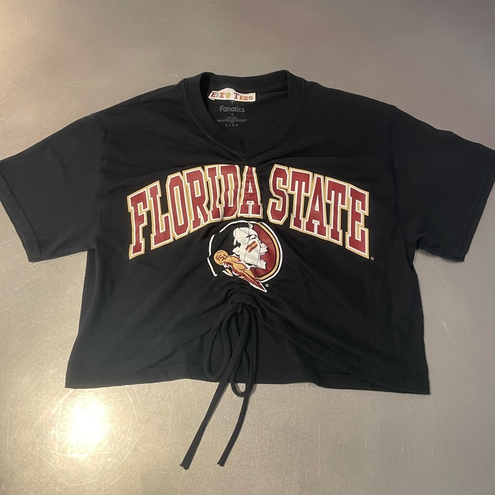 Florida State University short sleeved ruched T-shirt
